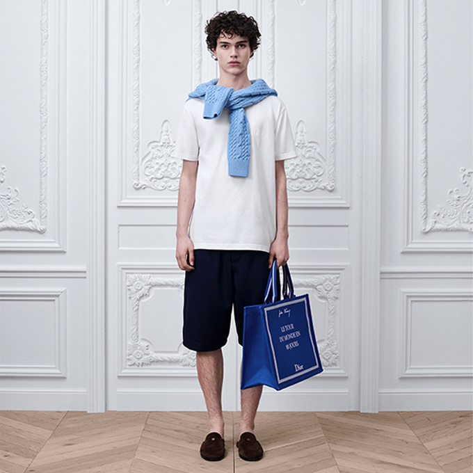 9a+ quality dior chest logo print short sleeve t-shirt